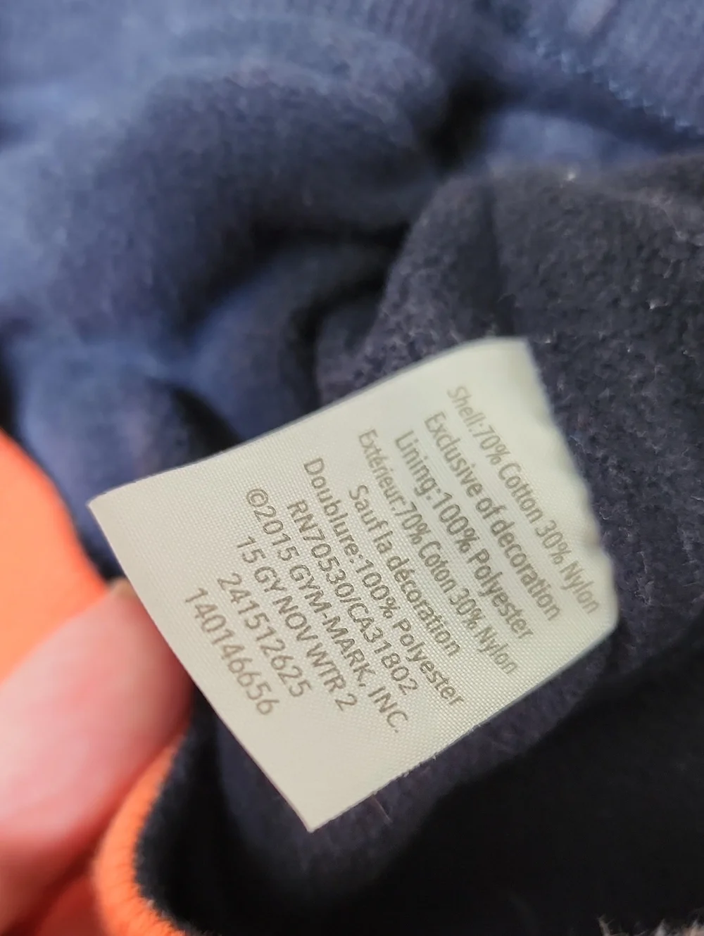 18-24 Months Gymboree Orange Fleece-lined Casual Pull-on Pants